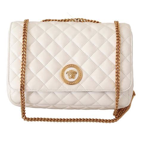 versace shoulder bag white|farfetch versace shoulder bag.